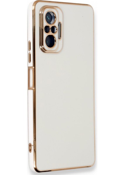Xiaomi Redmi Note 10 Pro Kılıf Kenar Detaylı Yumuşak Parlak Silikon