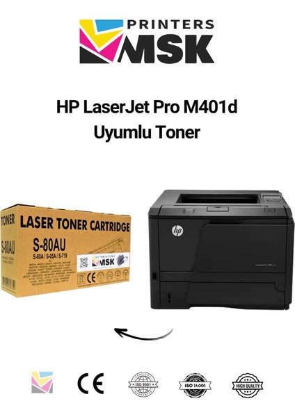 Hp Laserjet Pro M401D Uyumlu Toner