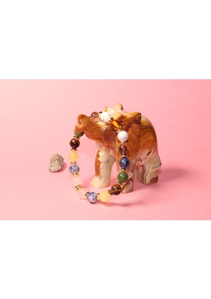 Sertifikalı Doğal Taş Öğrenci Bilekliği modelleri