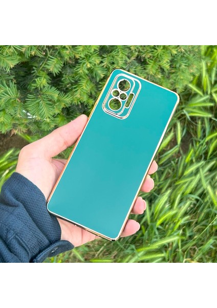 Xiaomi Redmi Note 10 Pro Kılıf Kenar Detaylı Yumuşak Parlak Silikon