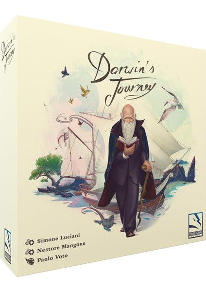 Journey Board Game - Evrimsel Strateji Keşif ve Keşif Oyunu, Çocuklar ve Yetişkinler Için Macera Oyunu, 14 Yaş ve Üzeri, 1-4 Oyuncu, 30-120 Dakika Oyun Süresi, Made By Thundergryph Games