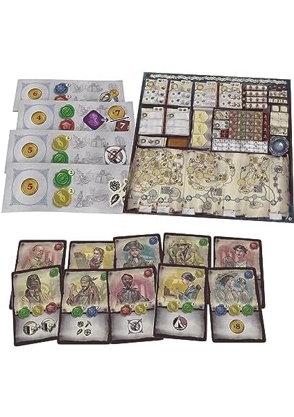Journey Board Game - Evrimsel Strateji Keşif ve Keşif Oyunu, Çocuklar ve Yetişkinler Için Macera Oyunu, 14 Yaş ve Üzeri, 1-4 Oyuncu, 30-120 Dakika Oyun Süresi, Made By Thundergryph Games