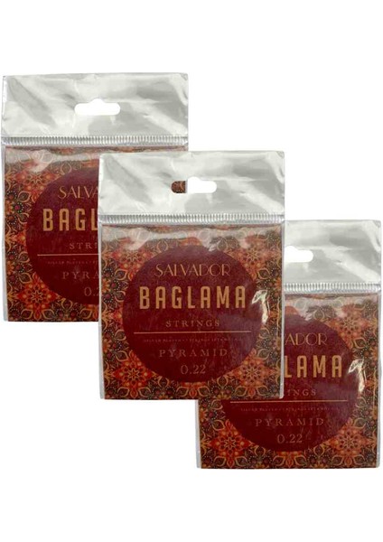 Premium Uzun Sap Bağlama Teli 0.22 (3 Adet)