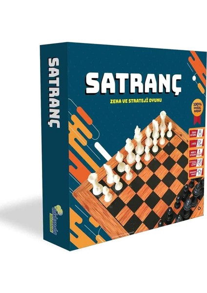 Ahşap Satranç Takımı Ahşap Satranç Oyunu Eğitici Oyuncak