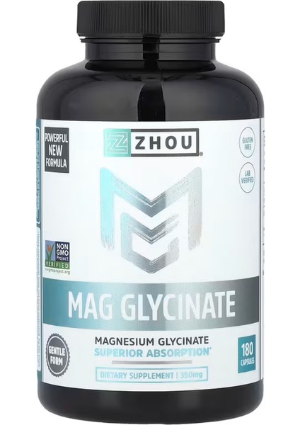Mag Glycinate, 180 Capsules