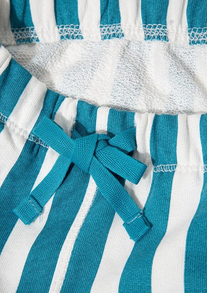 Regular Çizgili Mavi Erkek Çocuk Şort M6410012-89718 modelleri