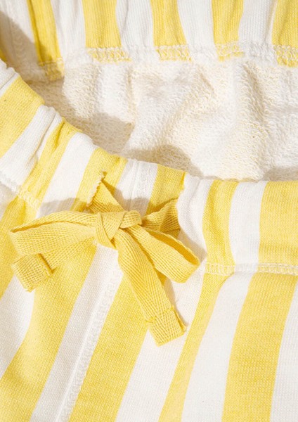 Regular Çizgili Sarı Erkek Çocuk Şort M6410012-89179 modelleri