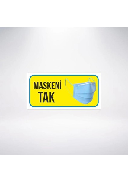 Maskeni Tak 20X10 Sticker 20X28 cm
