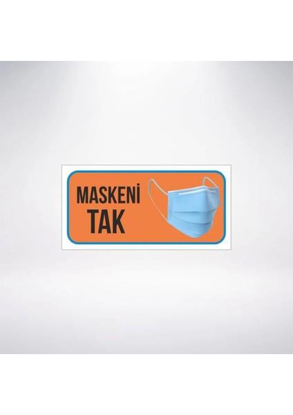 Maskeni Tak 20X10 Sticker 20X28 cm