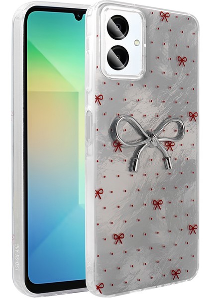 Galaxy A06 Kılıf Kamera Korumalı Figürlü Fyg Ponti Silikon Kapak - Açık Mavi