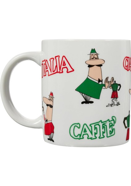 - Kupa - Mug Tricolore Omino - 250ML - Porselen