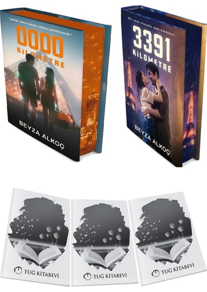 Sıfır Kilometre Ciltli Film Özel - 3391 Kilometre Film Özel Ciltli 2 Roman Beyza Alkoç + Hediyeli