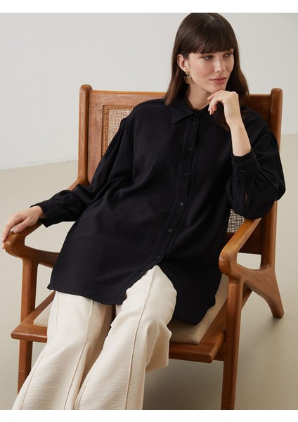 Lcw Modest Oversize Kadın Gömlek Tunik (S5)