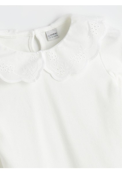 Lcw Kids Bebe Yaka Kız Çocuk Tişört (S5)