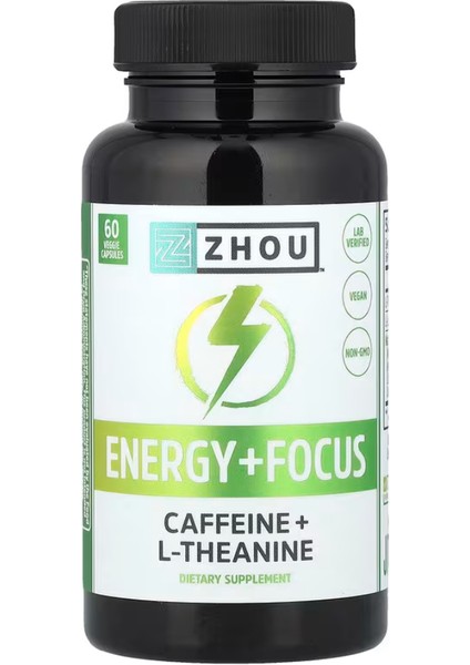 Energy + Focus, 60 Veggie Capsules