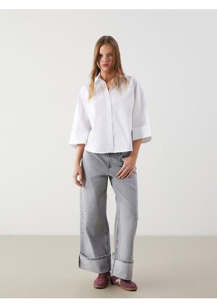 Xsıde Oversize Poplin Kadın Gömlek (S5) fiyatları