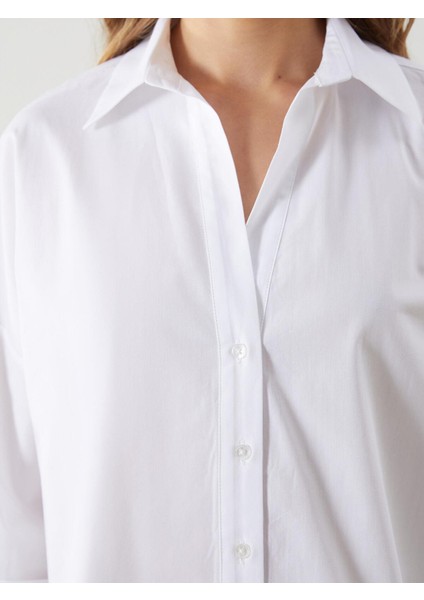 Xsıde Oversize Poplin Kadın Gömlek (S5) modelleri