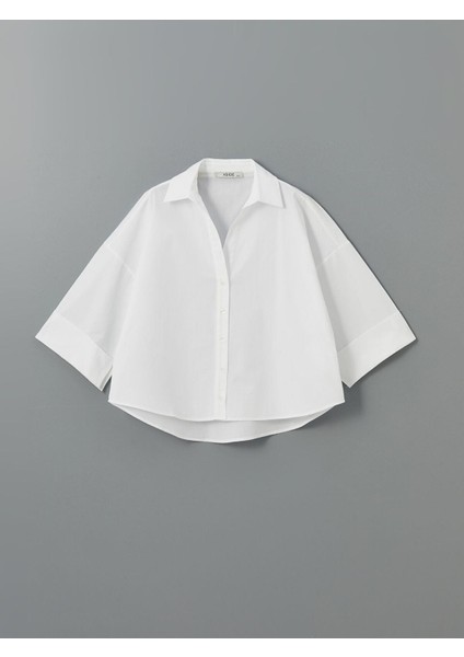 Xsıde Oversize Poplin Kadın Gömlek (S5) fırsatları