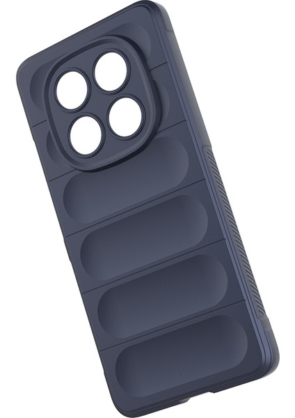 Poco X7 Kılıf Esnek Tpu Oyuklu Arka Yüzey Tasarımlı Nvg Etnik Silikon Kapak - Siyah