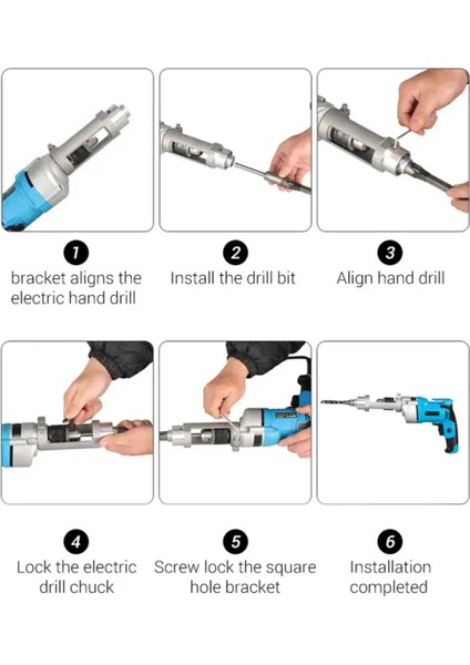 Marangoz Kare Delik Açma Matkap Ucu Adaptörü modelleri