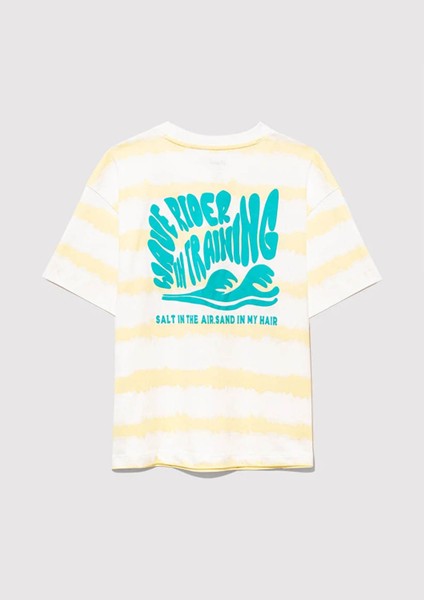Baskılı Oversize Sarı Erkek Çocuk T-Shirt M6610333-89949 fiyatları