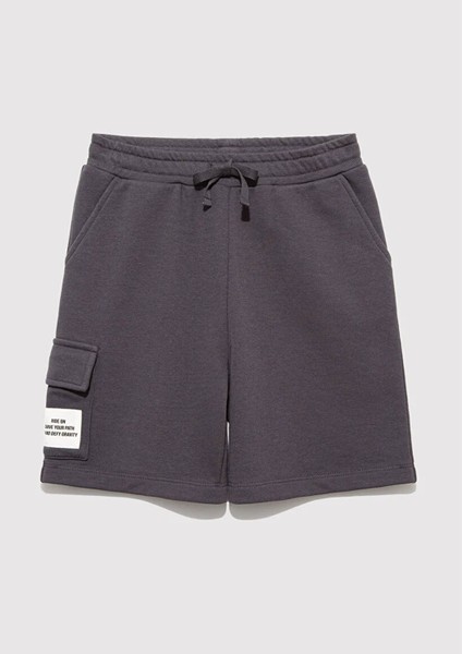 Regular Kargo Antrasit Erkek Çocuk Şort M6410013-70087