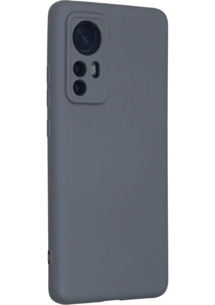 Xiaomi Mi 12 Kılıf Nano Içi Kadife Silikon - Gri Ynsmr modelleri