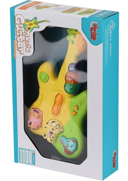 JLG-855-34A Işıklı ve Müzikli Gitar Bebek Pianosu -Vardem Oyuncak
