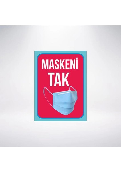 Maskeni Tak Sticker 20X28 cm