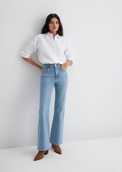 Flare, Boot Cut Açık Mavi Kadın Jean Pantolon M1010349-90442
