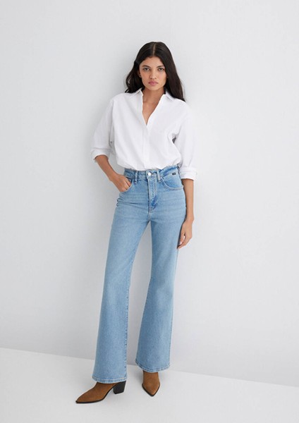 Flare, Boot Cut Açık Mavi Kadın Jean Pantolon M1010349-90442