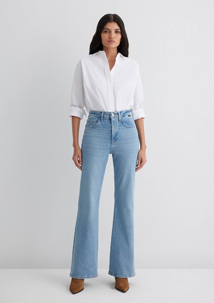 Flare, Boot Cut Açık Mavi Kadın Jean Pantolon M1010349-90442