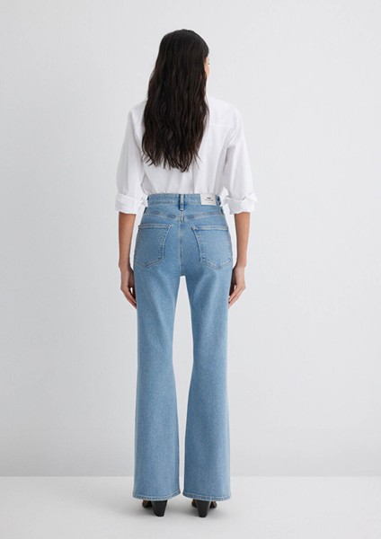 Flare, Boot Cut Açık Mavi Kadın Jean Pantolon M1010349-90442