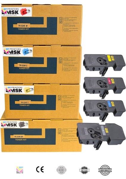 Kyocera Ecosys P5021CDN Uyumlu Toner Seti