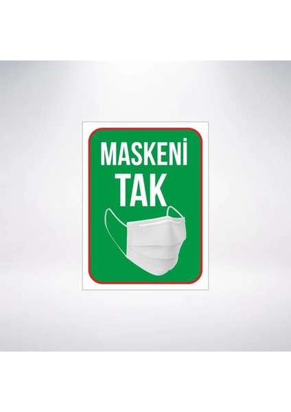 Maskeni Tak Sticker 20X28 cm