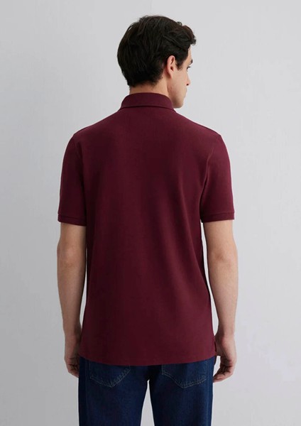 Slim Bordo Erkek Polo Yaka T-Shirt M063247-70394 fırsatları