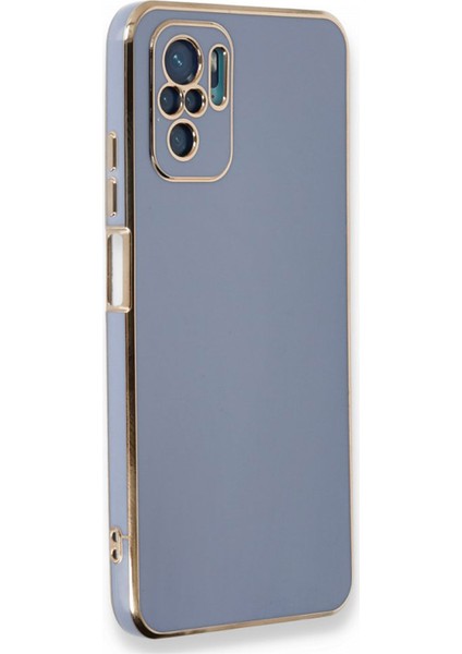 Xiaomi Redmi Note 10/note 10S Kılıf Kenar Detaylı Yumuşak Parlak Silikon