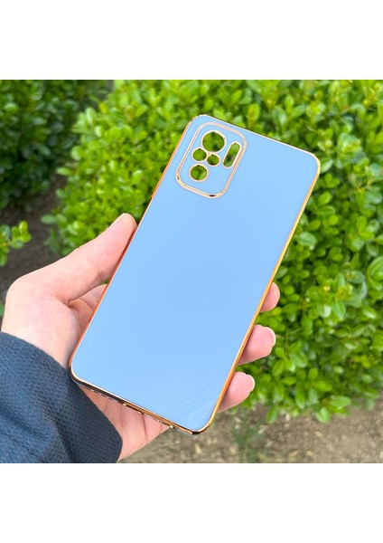 Xiaomi Redmi Note 10/note 10S Kılıf Kenar Detaylı Yumuşak Parlak Silikon