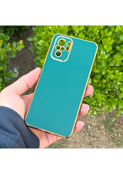 Xiaomi Redmi Note 10/note 10S Kılıf Kenar Detaylı Yumuşak Parlak Silikon