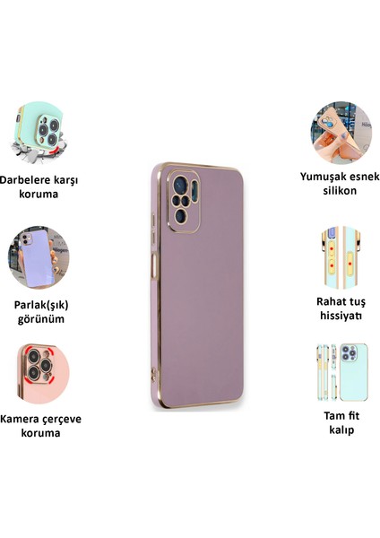 Xiaomi Redmi Note 10/note 10S Kılıf Kenar Detaylı Yumuşak Parlak Silikon fiyatları