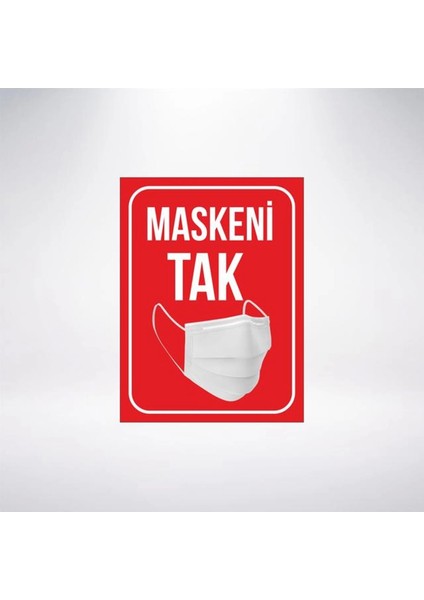Maskeni Tak Sticker 20X28 cm