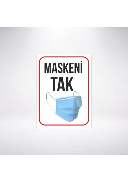 Maskeni Tak Sticker 20X28 cm