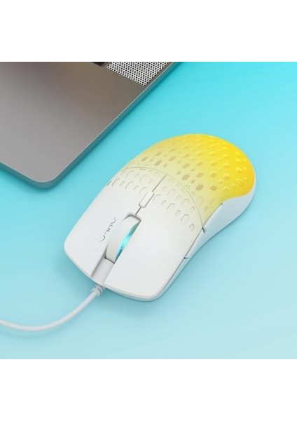 S11 Pro 3600DPI Rgb Optik Gaming Mouse Sarı