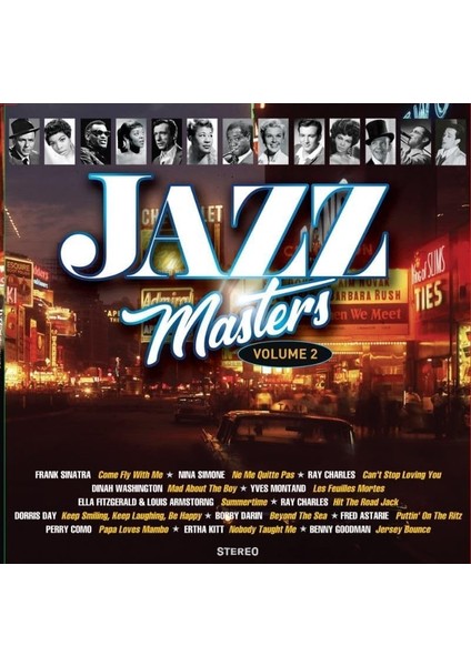 Masters Volume 2, Klasik Jazz Koleksiyonu, Frank Sinatra, Nina Simone, Ray Charles ve Diğer Sanatçıların Efsanevi Performansları, Stereo