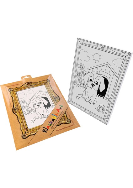 Çocuk Funny Mat -Washable Art - Köpek