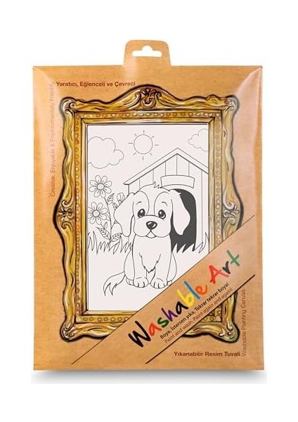 Çocuk Funny Mat -Washable Art - Köpek
