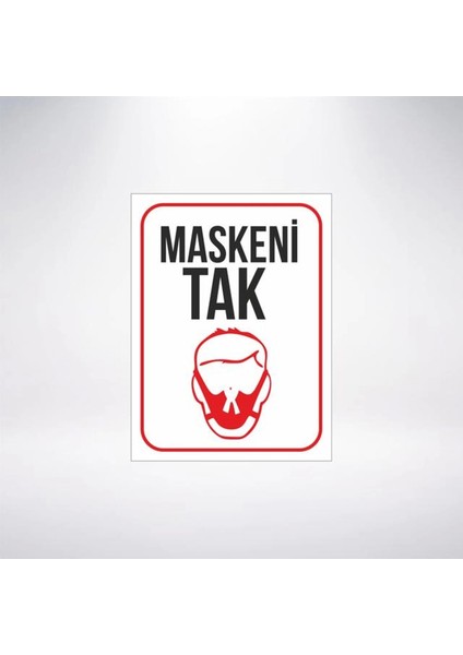 Maskeni Tak Sticker 20X28 cm