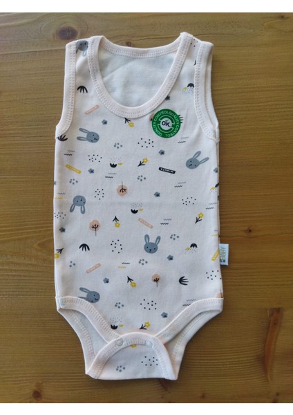 Eğlenceli Hayvan Desenli Pamuk Tshirt Atlet