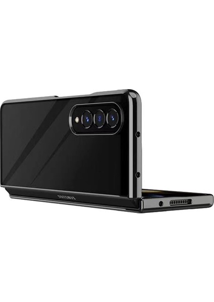 Samsung Galaxy Z Fold 3 Kılıf Fold Element Kapak - Siyah Ynsmr