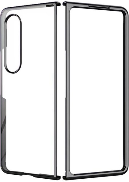 Samsung Galaxy Z Fold 3 Kılıf Fold Element Kapak - Siyah Ynsmr